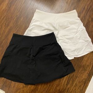 SHEIN Black Leisure Skorts